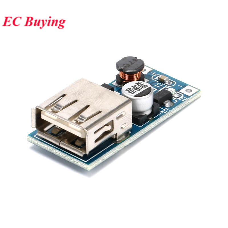 5pcs/1pc DC-Boost Module 0.9V-5V A 5V 600mA USB Step Up Placa De Fonte De Alimentação