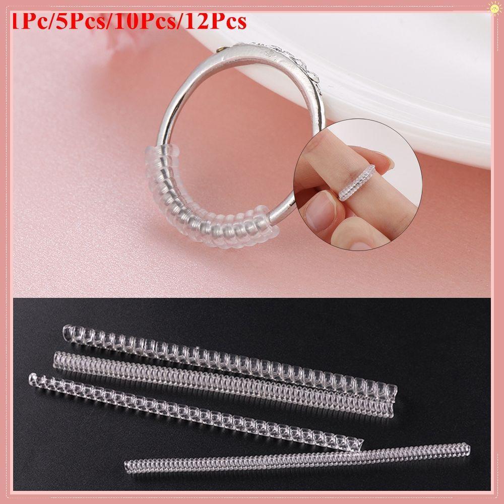 1Pc/5Pcs/10Pcs/12Pcs Shell Hard Guard Peças De Joias Redutor De Aperto Espiral