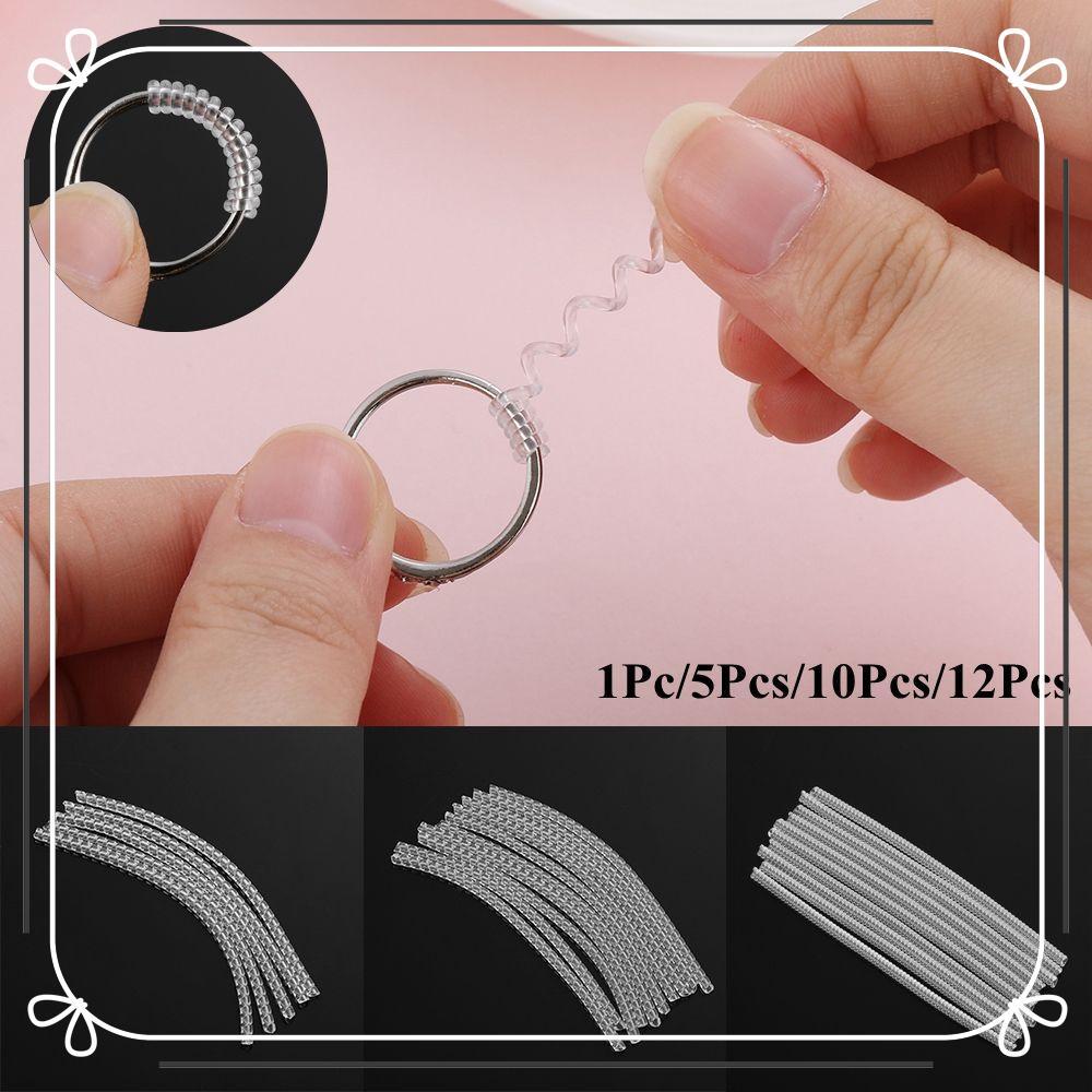 1Pc/5Pcs/10Pcs/12Pcs Ajustador De Tamanho De Anel Útil Redutor De Aperto Transparente Invisível