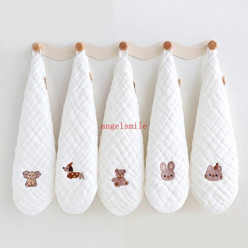Bebê Burp 1pc 5pcs Lenço Pequeno Toalha Rosto 6 Camadas Para Criança