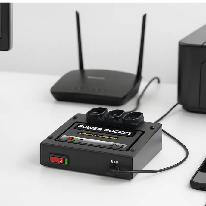 Condicionador De Energia 1200VA Power Pocket Upsai 110V Protecao TV Videogame Geladeira Lavadora 10A