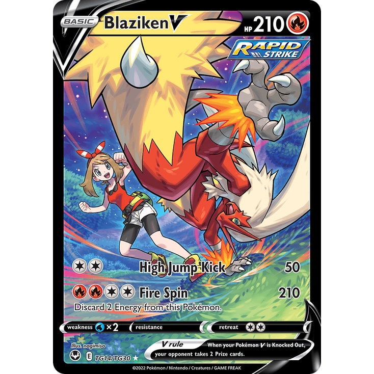 Blaziken V TG14 Ingles