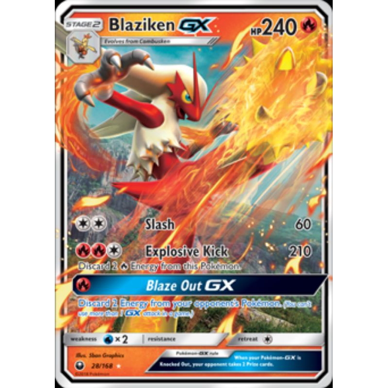 Carta Pokémon Blaziken GX Original Copag