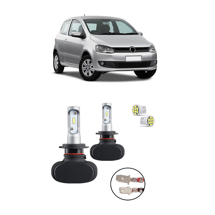Par Lampada UltraLed Farol Alto Fox Spacefox 2010 2011 2012 2013 2014 6000K
