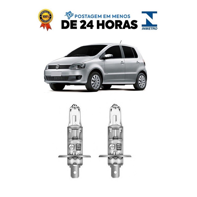 Par Lampada Farol Alto Fox Spacefox 2010 2011 2012 2013 2014 H1