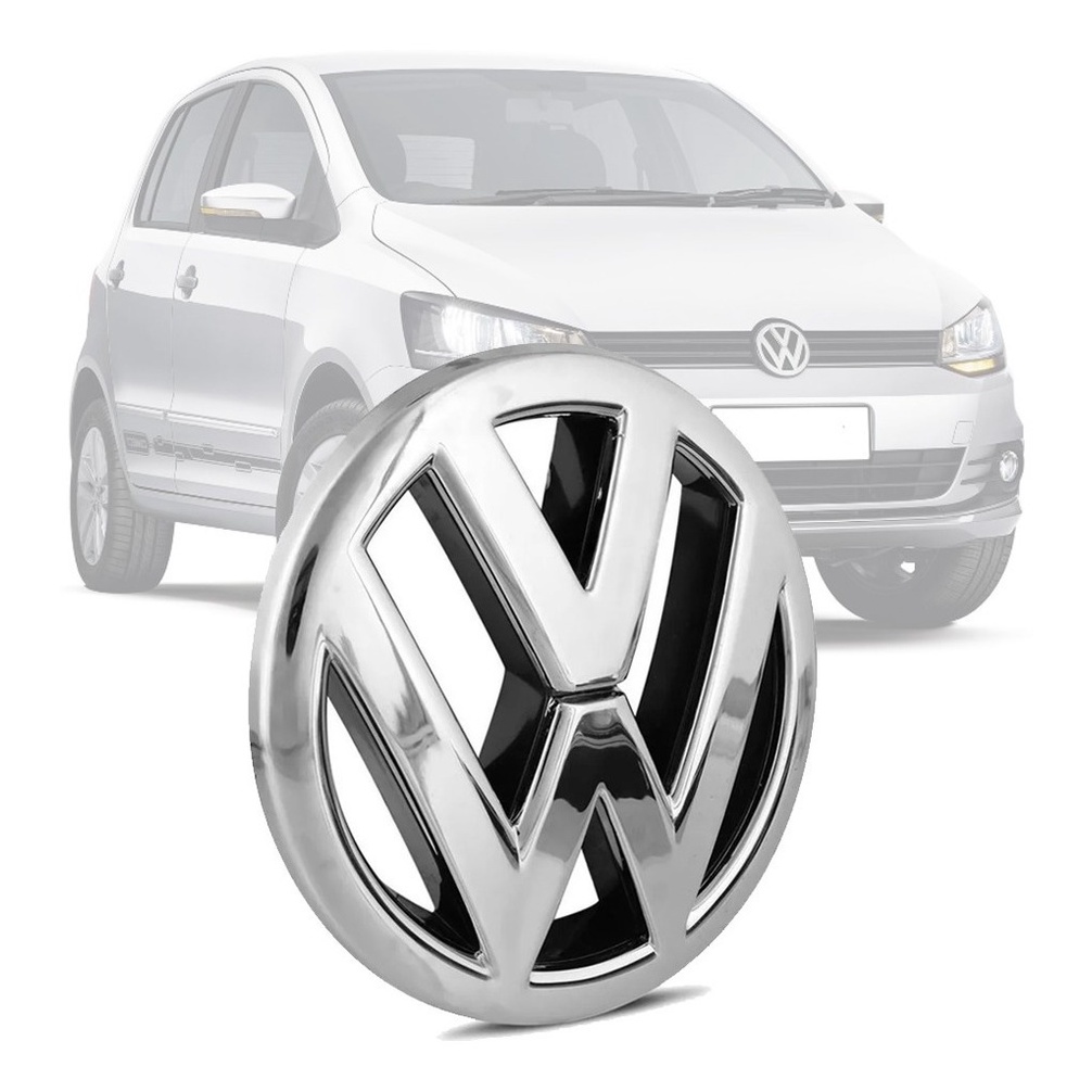 Emblema Adesivo Alto Relevo Grade Frontal Vw Fox Spacefox Crossfox