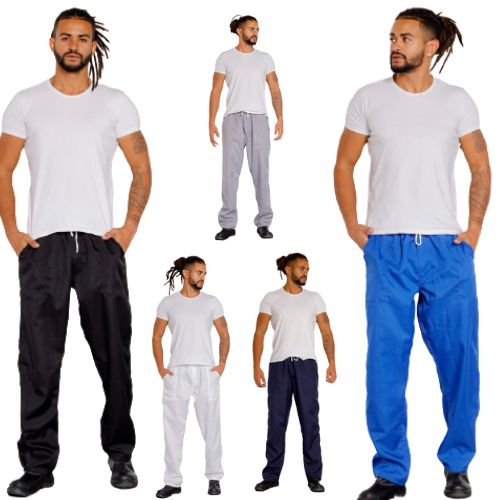 Calça Oxford Uniforme Profissional Para Trabalho Pesado - Preto - Marinho - Azul Royal - Branco 51