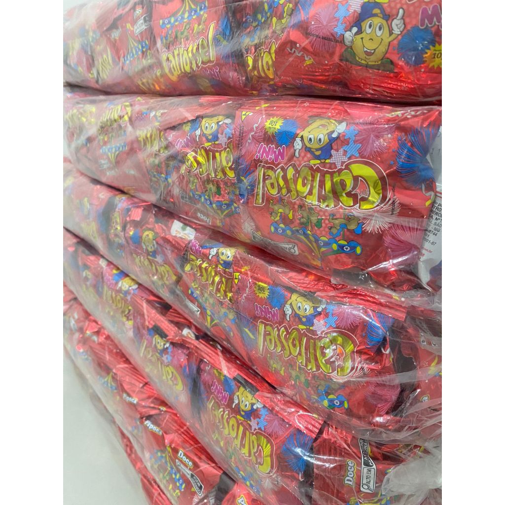 200 Mini Pipoca Doces Para Saquinho Saco Lembrancinhas Festa Carrossel 10 g Aniversario