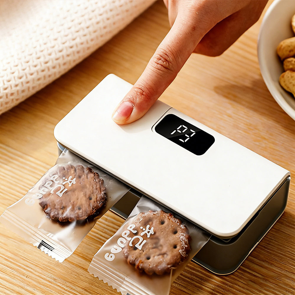 Mini Food Bag Sealer / Usb Rechargeable Sealing Machine / Sealer Machine For Plastic Bag / Snacks Sealer