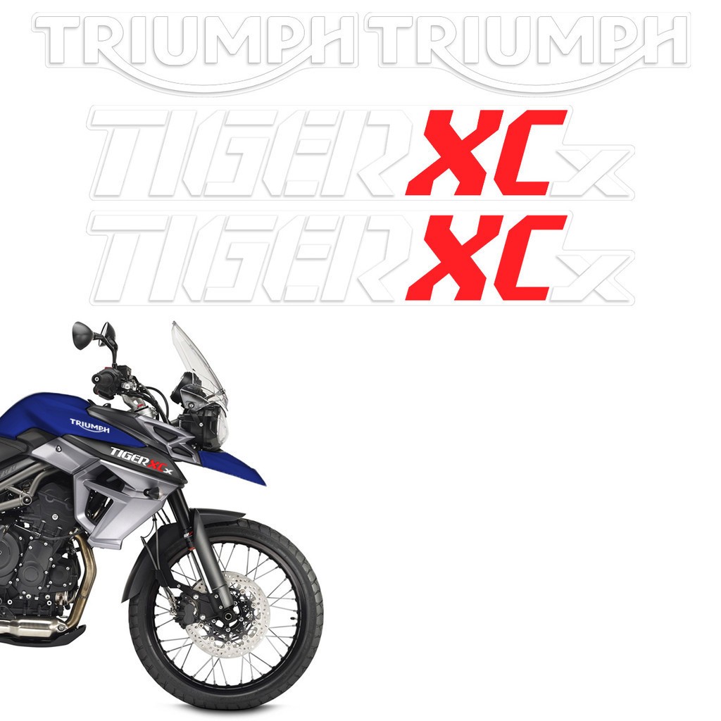 Adesivos Moto Triumph Tiger 800 Xcx Lateral Genérico