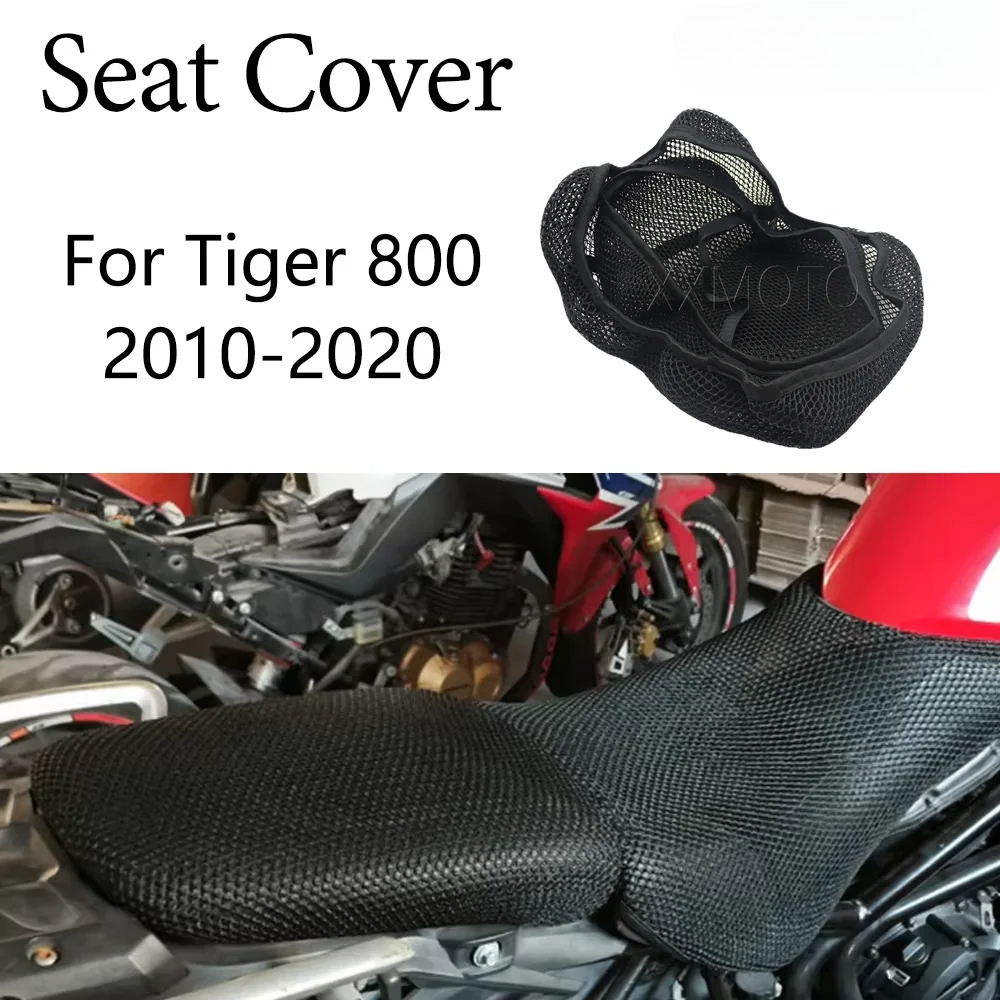Para Tiger800 Tiger 800 XC XCA XCX 2010 2011 2012 2013 2014 2015 2016 2017 2018 2019 2020 Capa de Banco de Moto