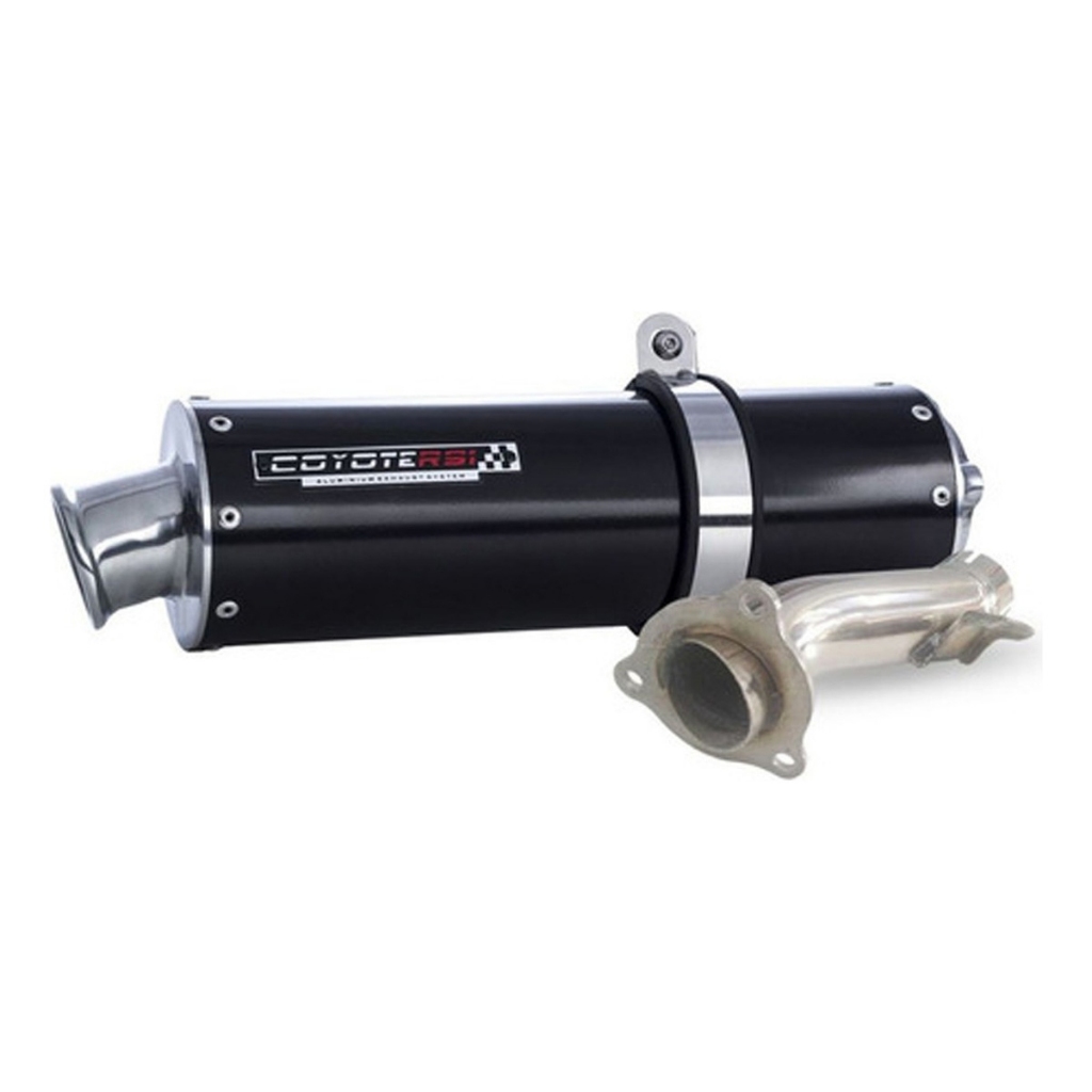 Escape / Ponteira Coyote RS1 Aluminio Redondo - Tiger 800 XR, XC, XRX, XCX, XRT E XCA ano 2012 até 2020 - Triumph