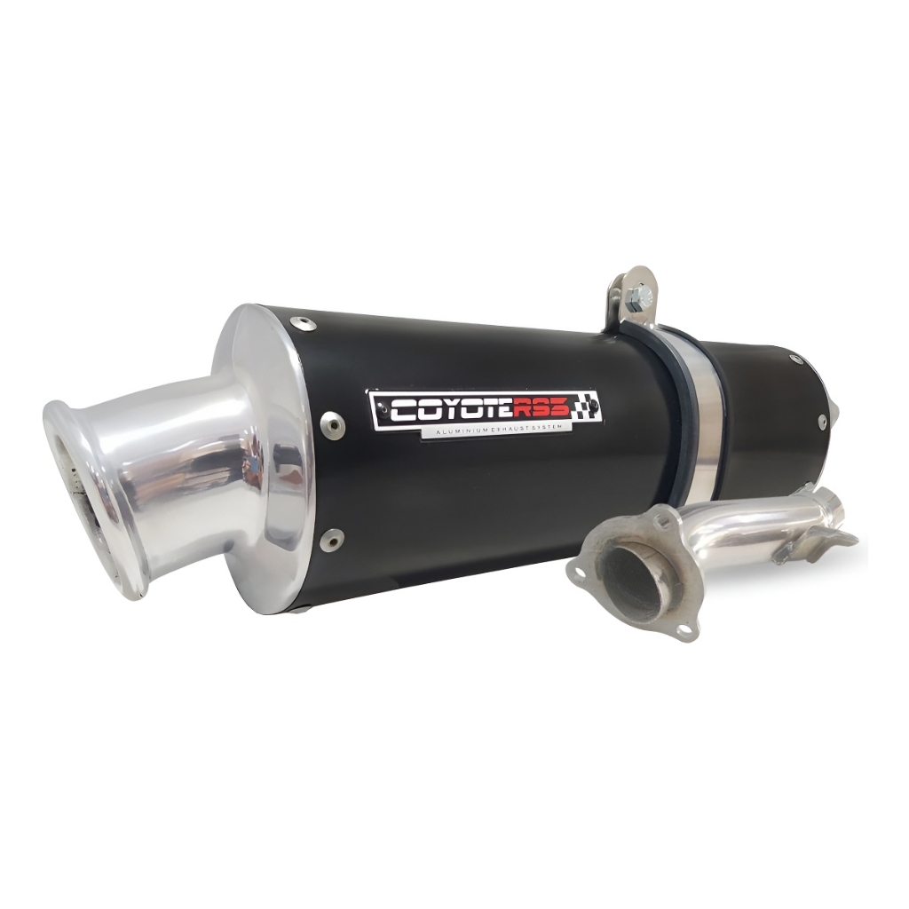 Escape / Ponteira Coyote RS3 Alumínio Oval - Tiger 800 XR, XC, XRX, XCX, XRT E XCA ano 2012 até 2020 - Triumph
