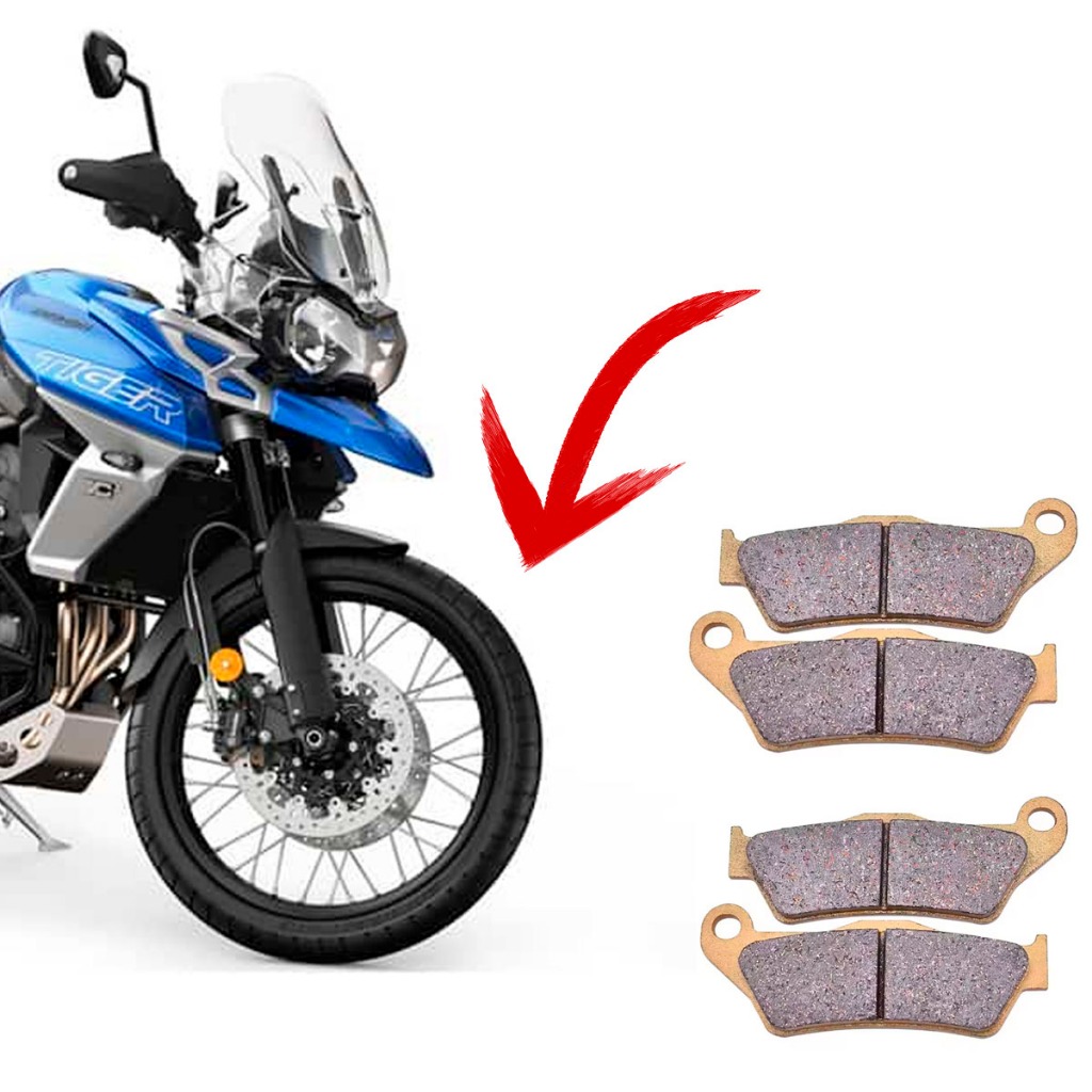 Kit Pastilha Tiger 800 XC / XR / XRX / XCX / XCA 2019 2020 2021 (Kit Dianteiras)