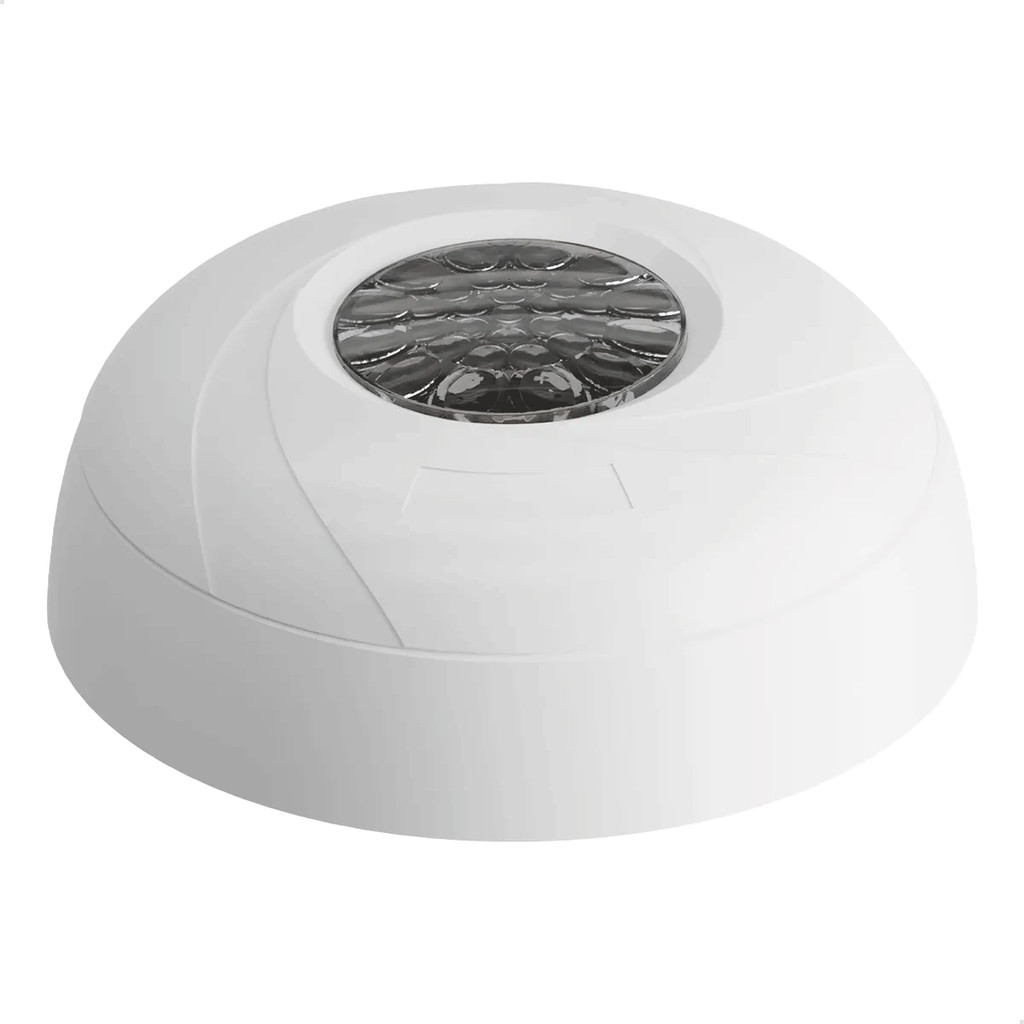 Sensor de Presença Teto 360° Microcontrolado Inrush Control DIP Switch Exatron