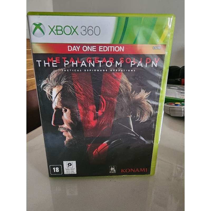 Jogo para Xbox 360 Original NTSC Metal Gear Solid The Phantom Pain Day One Edition Usado Mídia Física