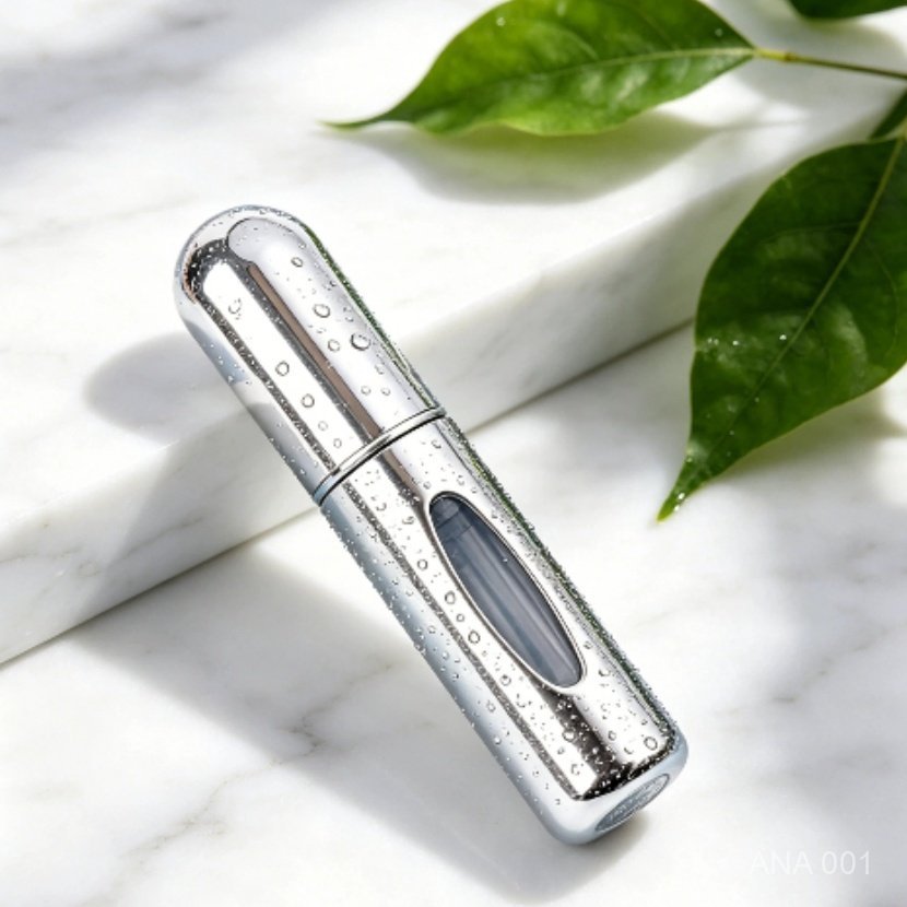 15/24/48 Pcs  Perfumario Portátil Prata Elegante A Solução Perfeita Para Seu Perfume Anti Vazamento Design Inclusivo