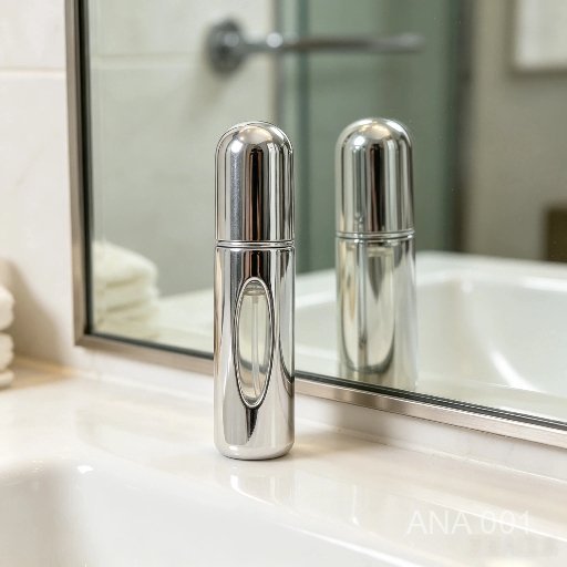 15/24/48 Pcs  Perfumario Portátil Prata Elegante A Solução Perfeita Para Seu Perfume Anti Vazamento Design Inclusivo