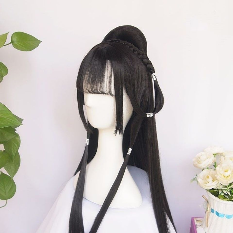 Vendas diretas High-End baixo preço Hanfu traje COS peruca feminina âncora dança penteado saia estilo fada arnês complet