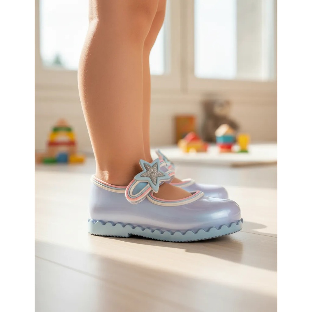 Sapatilha Criança Mini Melissa Hip Ballerina Star Original