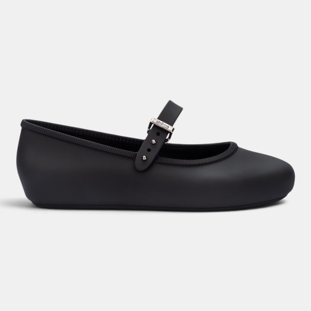 Sapatilha Mini Melissa Soft Ballerina Infantil Preta