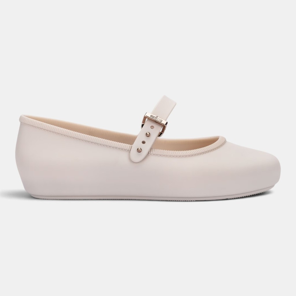 Sapatilha Mini Melissa Soft Ballerina Infantil Bege