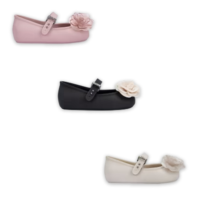 Sapatilha Mini Melissa Soft Ballerina Petals Baby - 37823