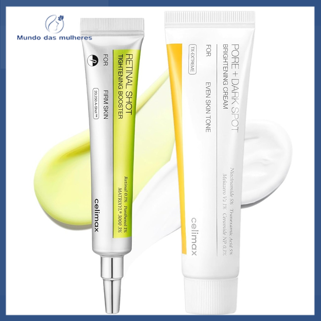 Celimax The Vita A Retinal Shot Tightening Booster 15ml Brightening Pore+ Dark Spot Cream 35ml