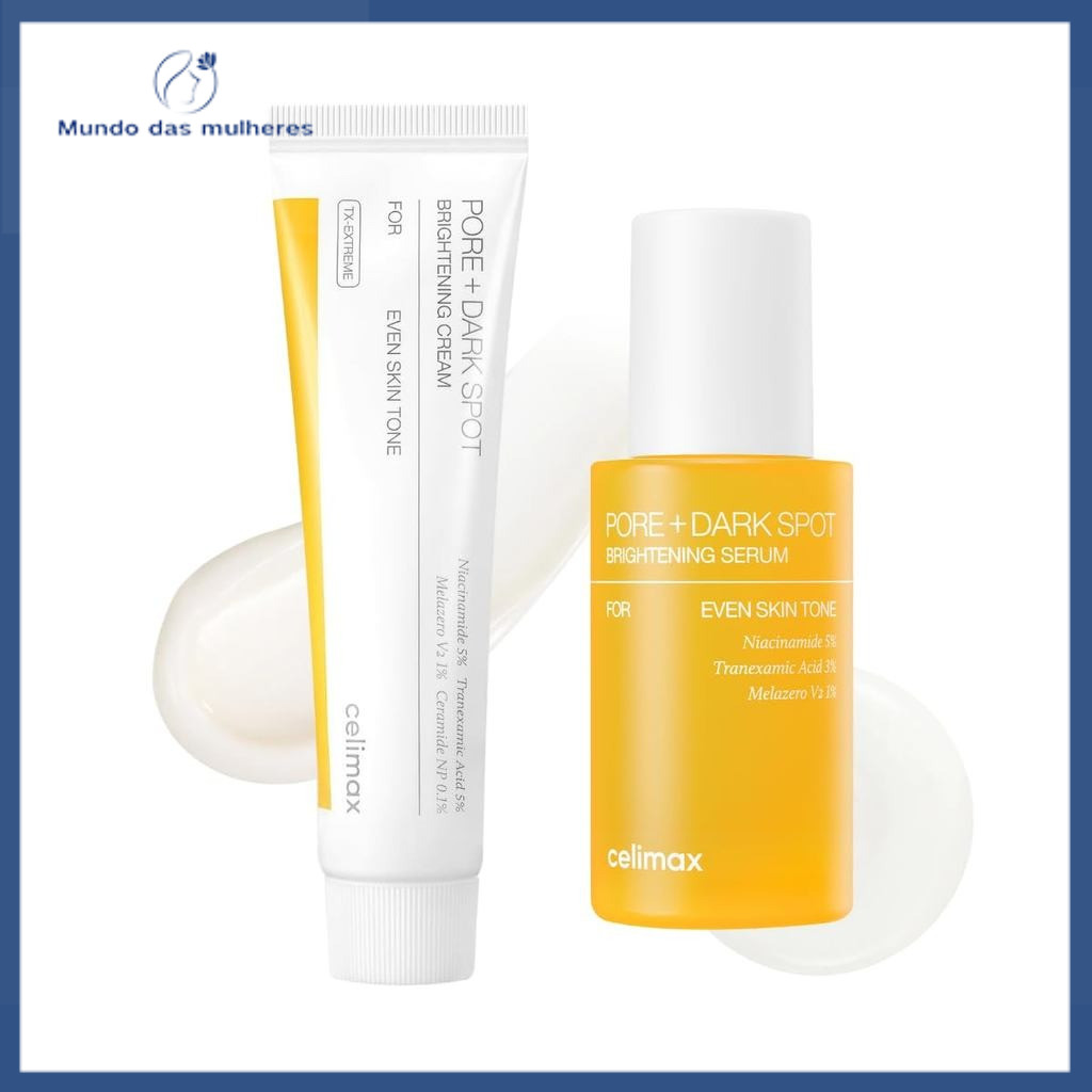 Celima Pore+Dark Spot Brightening Cream 35ml & Pore + Dark Spot Brightening Serum 30ml