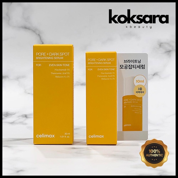 Celimax Pore + Dark Spot Brightening Serum (30ml / 10ml)