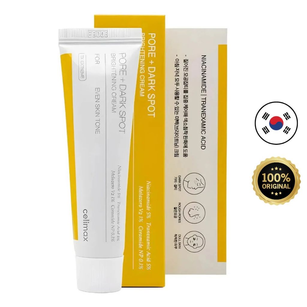 Celimax Pore + Dark Spot Brightening Cream Creme Clareador Facial 35ml Original Envio Imediato