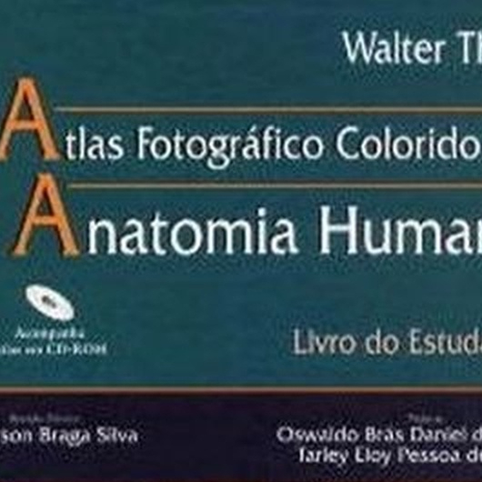Atlas  de Anatomia Humana Livro do Estudante  Fotográfico Colorido