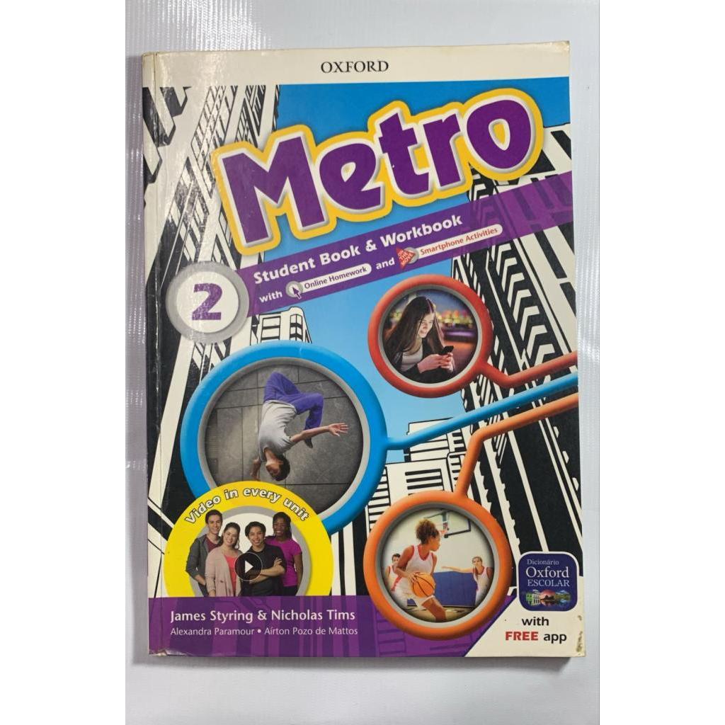 Metro 2 Student Book & Workbook with online Homework and Smartphone Activies