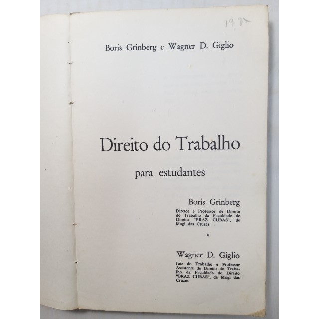 Direito do Trabalho para estudantes