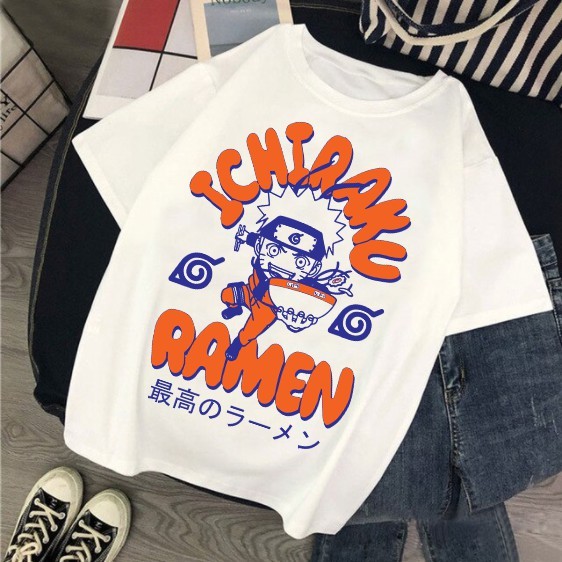 Camiseta T-Shirt Naruto Lamen  Anime Unissex Aesthetic