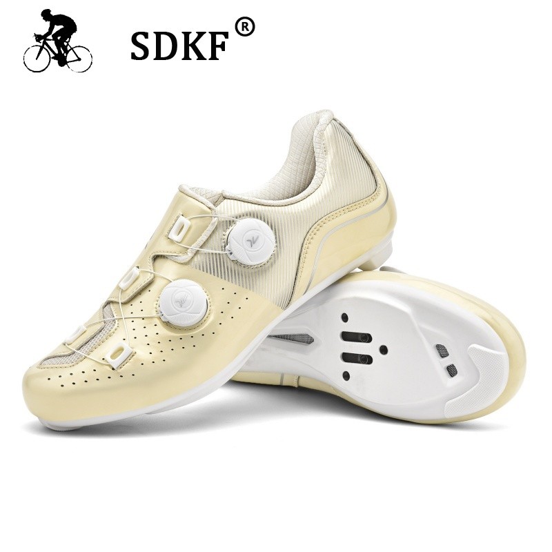 Ciclismo esportes MTB sapatos de bicicleta de estrada SPD branco sapatos de ciclismo microfibra Material de fibra de car