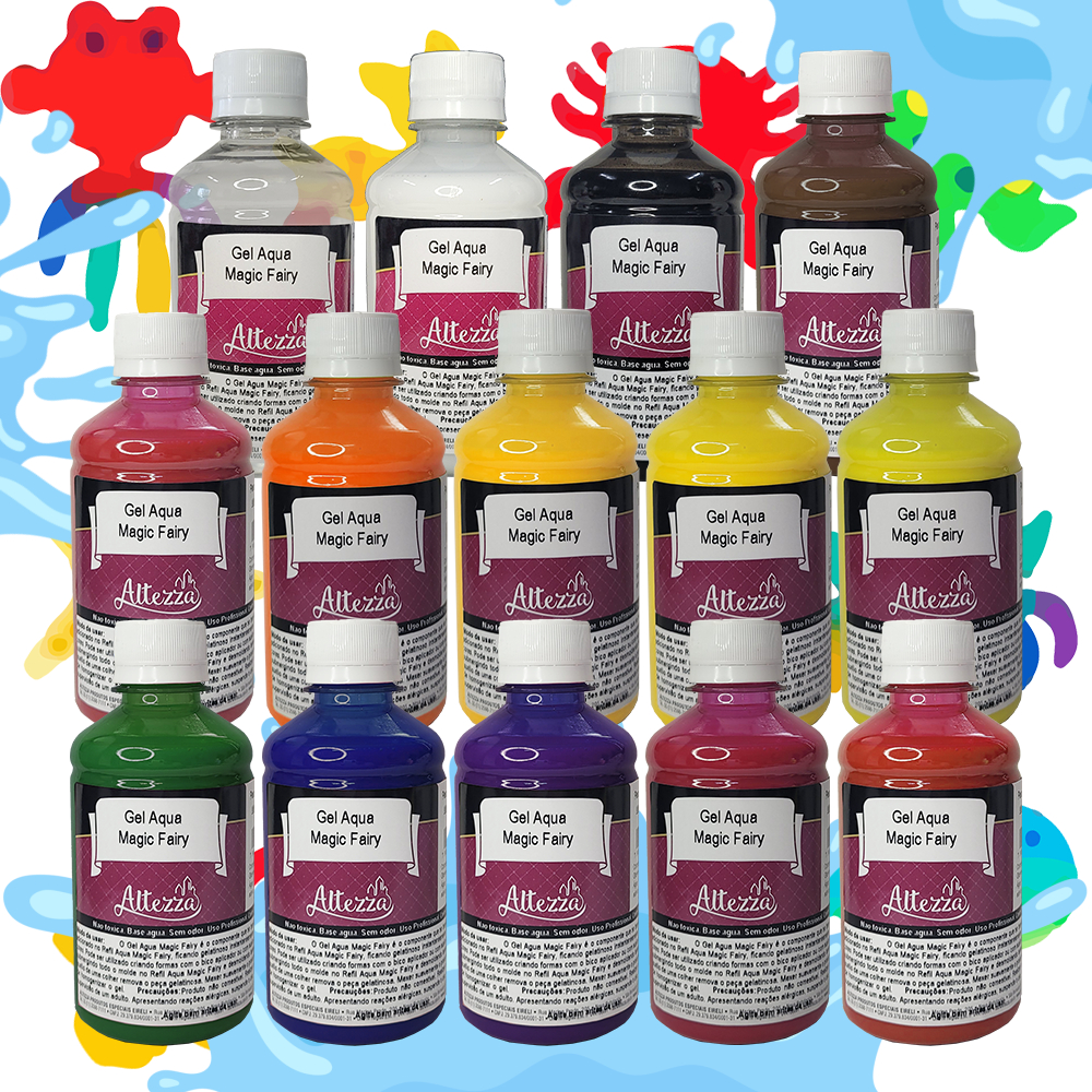 Gel Aqua Magic Elf Fairy 250ml - Water magic Fairy Gel Elf Toy Squishy DIY Altezza Gel Geleia Mágica Colorida De Água