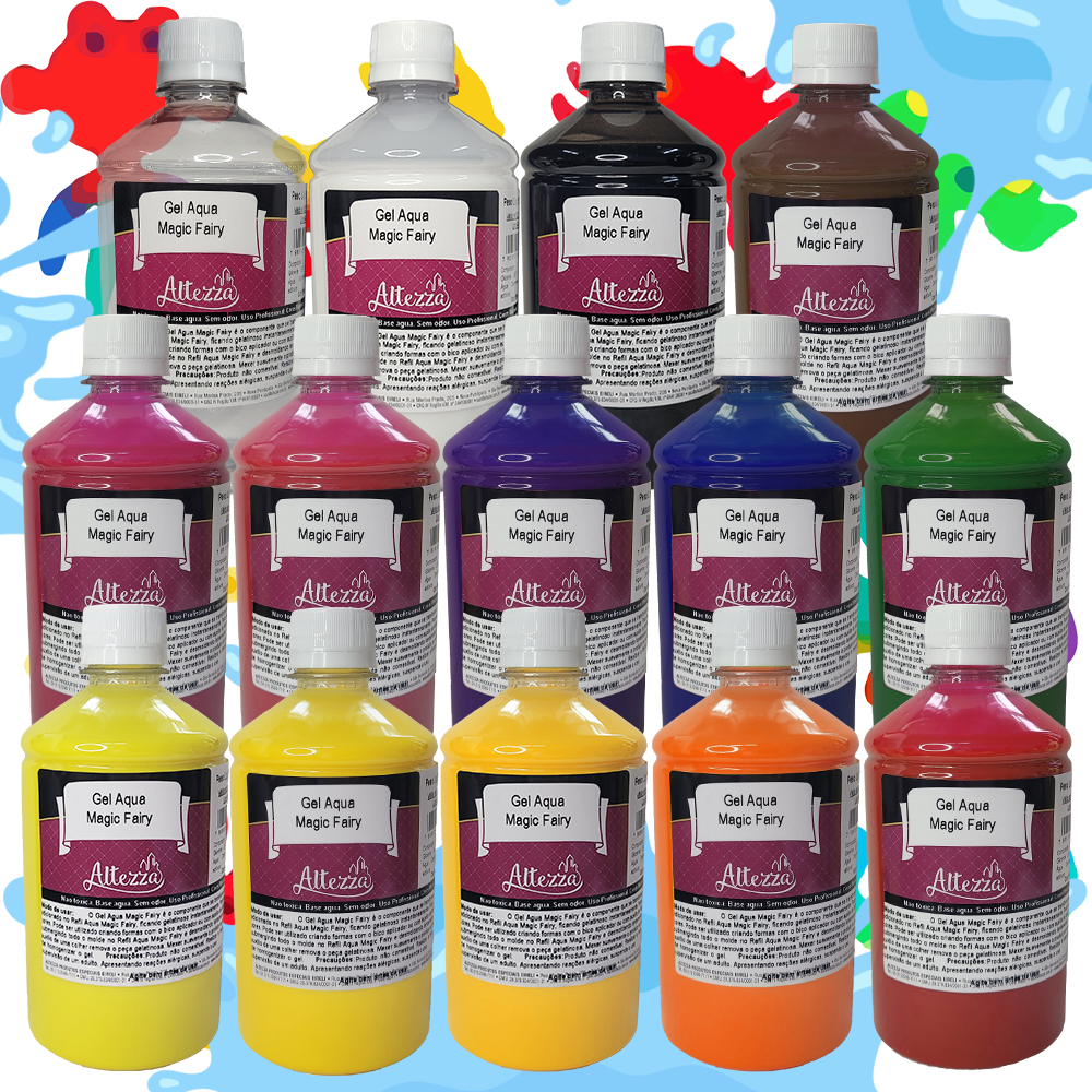 Gel Aqua Magic Elf Fairy 500ml - Water magic Fairy Gel Elf Toy Squishy DIY Altezza Gel Geleia Mágica Colorida De Água
