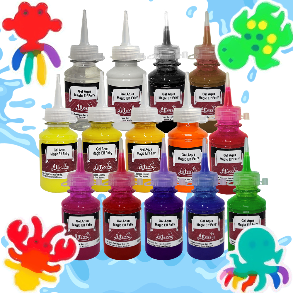 Gel Aqua Magic Elf Fairy 100ml - Water magic Fairy Gel Elf Toy Squishy DIY Altezza Gel Geleia Mágica Colorida De Água
