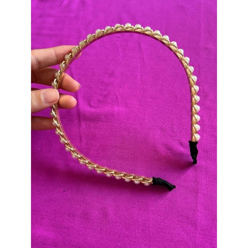 Tiara Luxo de Pérolas - Moda feminina