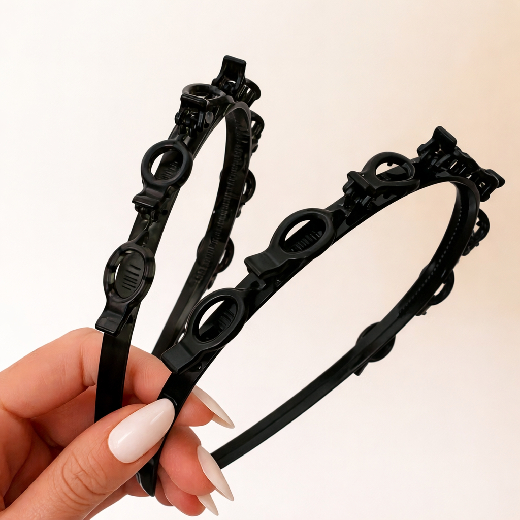 Tiara de Cabelo Com Presilhas Hair Twister acessório feminino