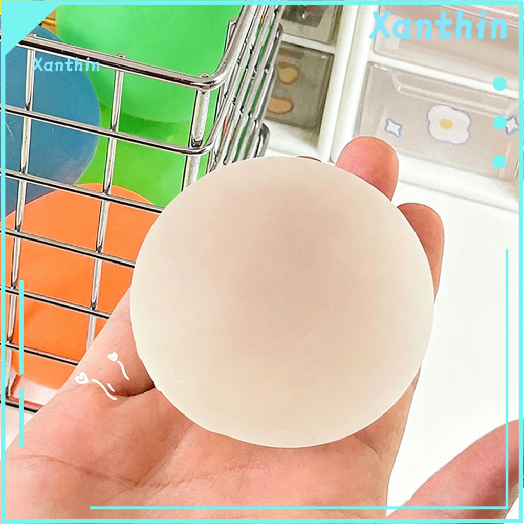 Anxiety Relief Squeeze Ball Tpr Stress Toy – Diy Moldable Slow Fidget for Stretchy Transparent Squishy for Kids Adults