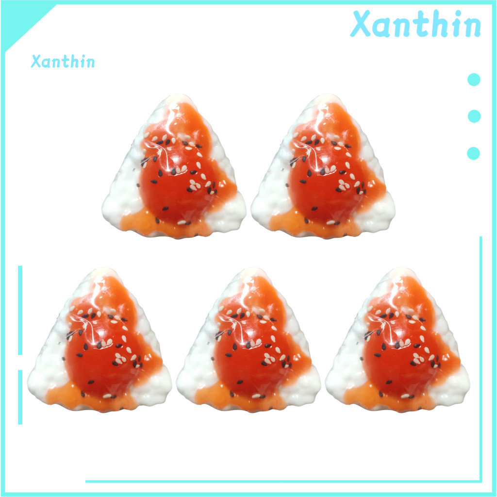 Stress Relief Souffle Toy Strawberry Cake 1/2/5 Pcs Squishy Slow Triangular Egg Yolk Rice Ball Fidget for Kids Adults Po