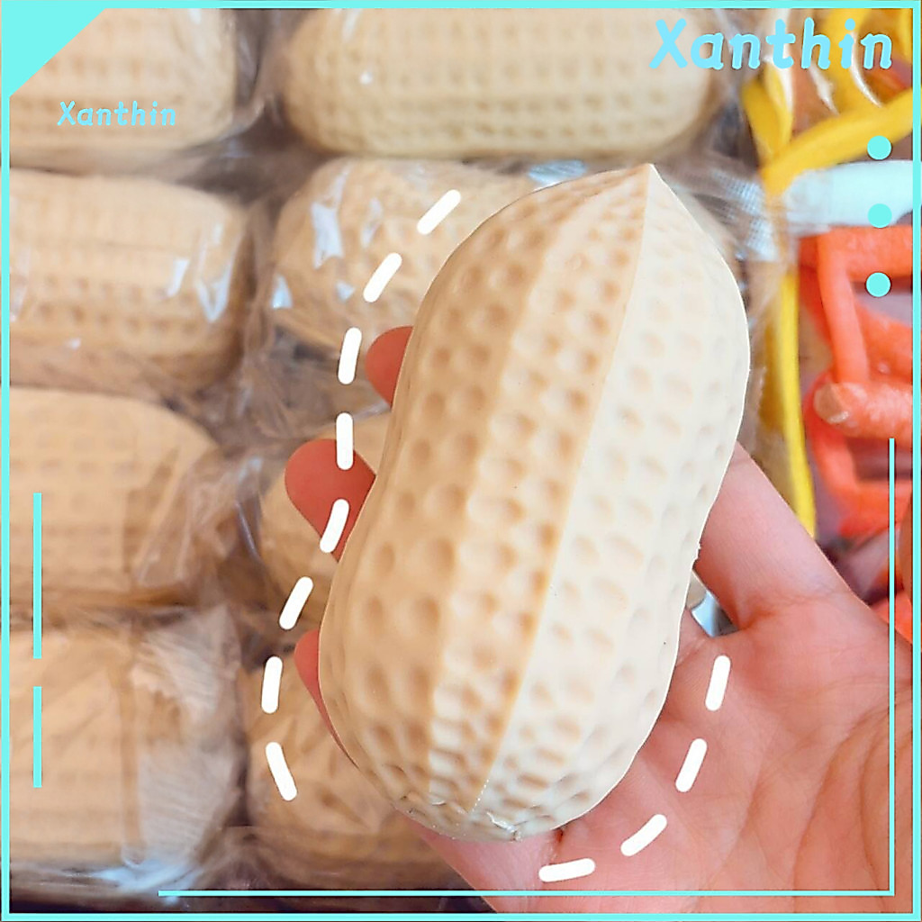 Realistic Peanut Toy Stress 1/3/5 Pcs Shaped Relief Squeeze – Hand Exercise Fidget Ball Relaxation for Kids Adults Anx