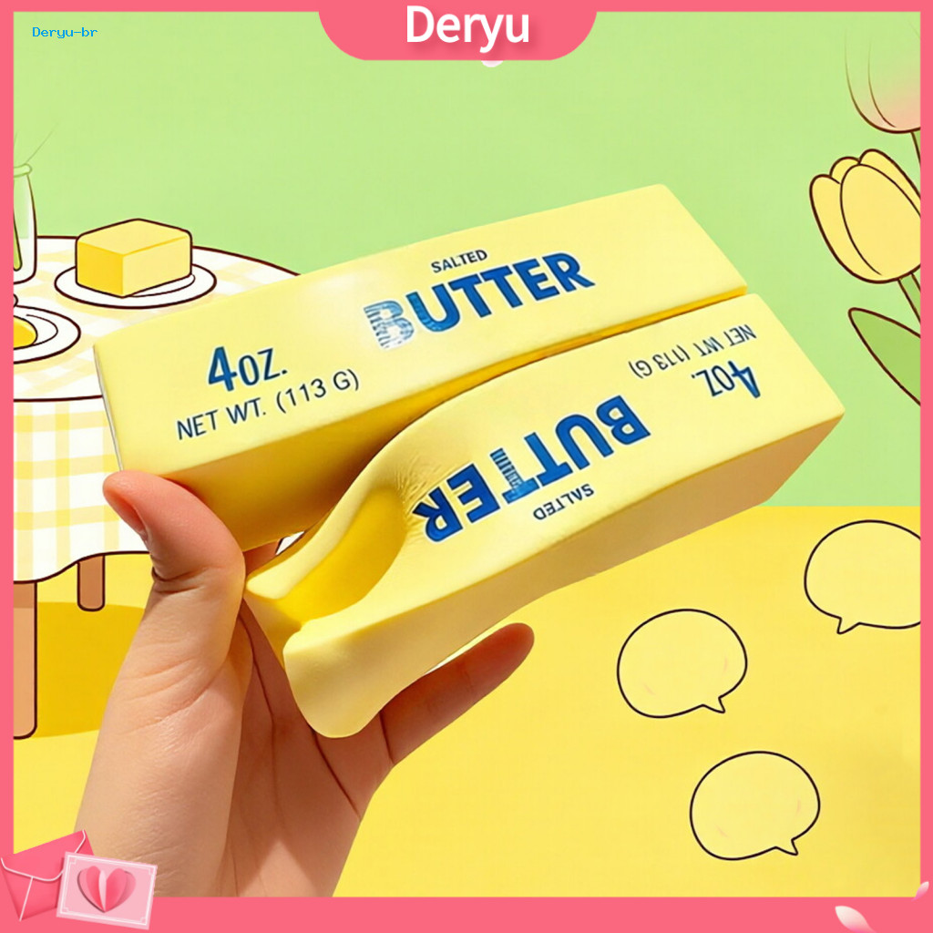 Work Stress Relief Foam Ball Squeeze Butter Toy Slow Soft Stick Portable Anxiety Squishy for Kids Adults Perfect for Rel