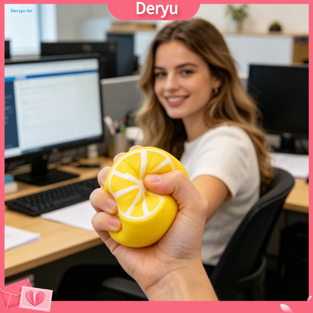 Squeeze Toy for Adults Reusable Stress Ball Fruit Relief Realistic Slow-rising Tpr Fidget for Kids Portable Decompressio