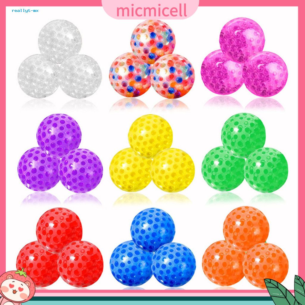 Squeeze Ball Toy Decompression 2pcs Colorful 3.5cm Stress Relief Balls Tpr Fidget Toys for Anxiety Play Kids Teens Adult