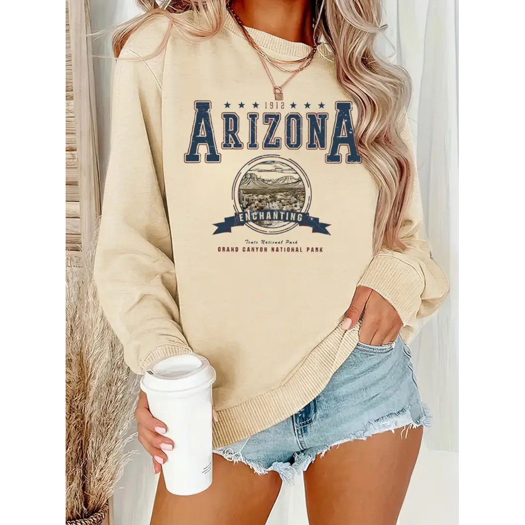 Moletom Feminino Blusa de Frio Casaco Grosso Sem Capuz Flanelado Estampado Lançamento Envio Rapido