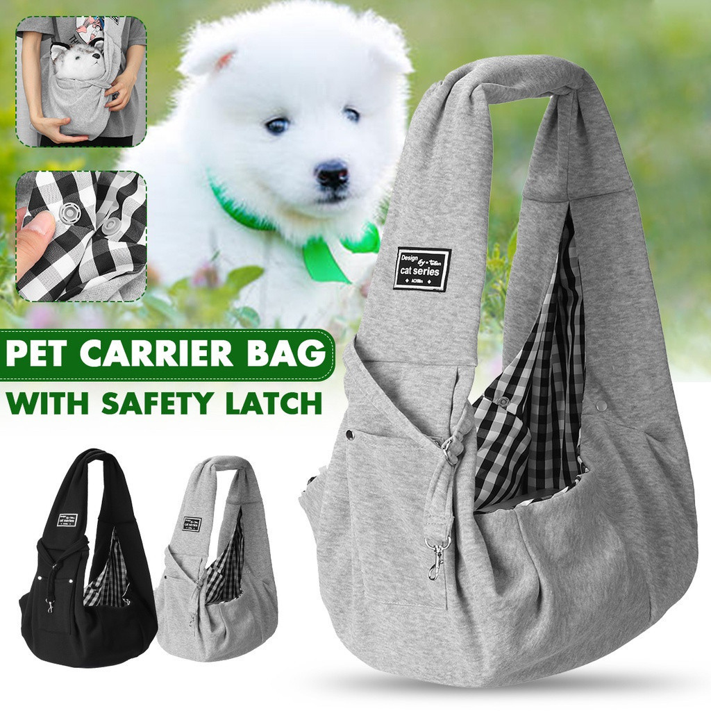 New Pet Puppy Carrier Bag Cats Puppy Outdoor Travel Dog Shoulder Bag Cotton Single Comfort Sling Handbag Tote Pouch