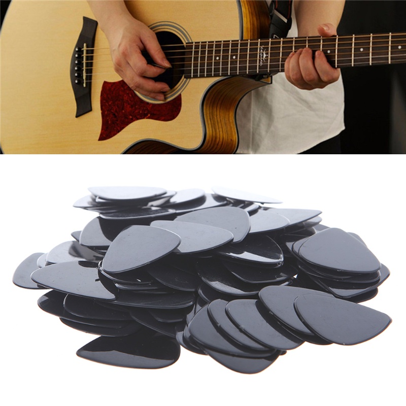 100pcs Acoustic Electric Guitar Picks 0.71mm Plectrums Musical Instrument